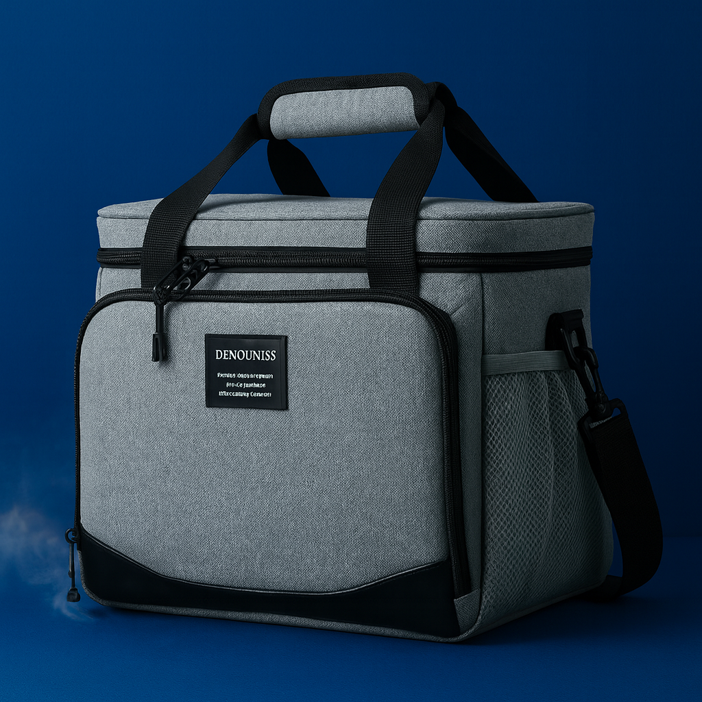 Photo collection sac isotherme repas homme