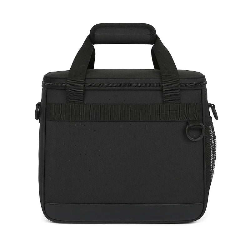 Sac isotherme 13l noir poser de dos