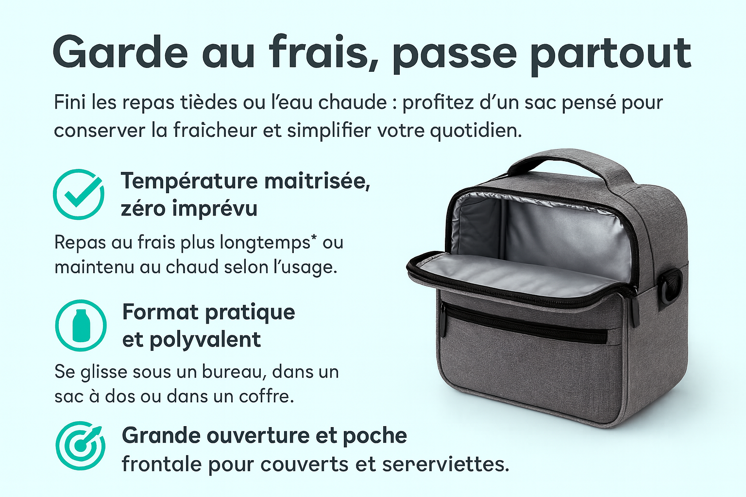 Les avantages d'avoir un sac isotherme