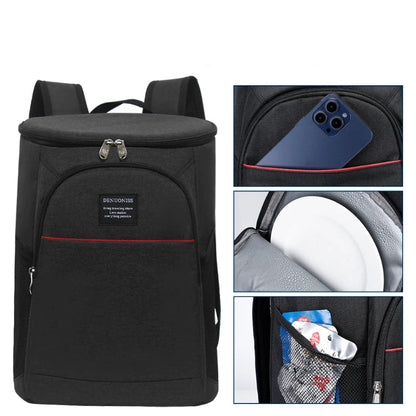 les différentes poche du sac à dos isotherme 20L
