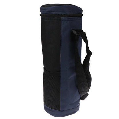 Sac isotherme pour bouteille bleu et noir