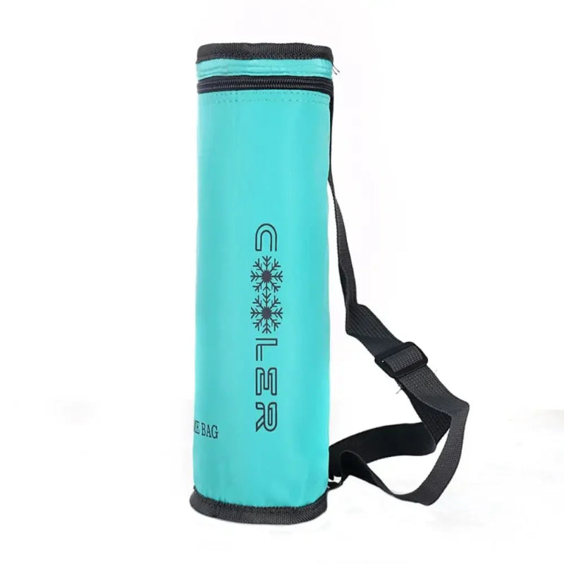 Sac isotherme bouteille bleu turquoise