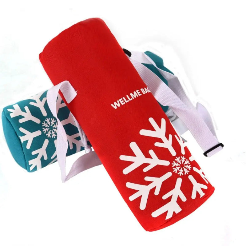 Sac isotherme pour bouteille rouge et blanc