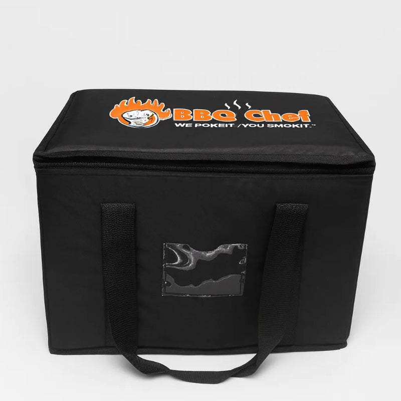 Sac isotherme livraison noir vu de face
