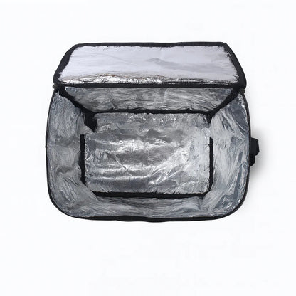 sac isotherme livraison noir 50l intérieur vu de haut