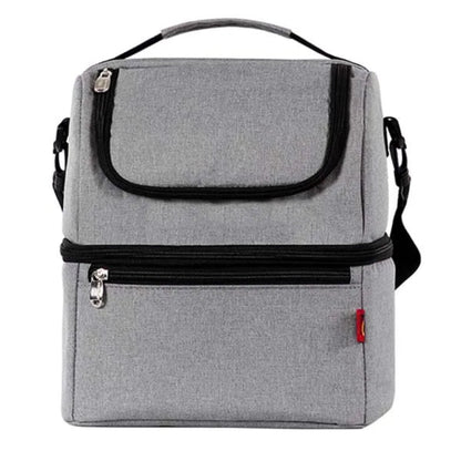 Sac isotherme pour repas gris