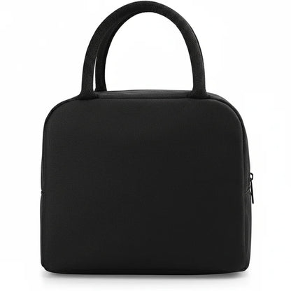 Sac isotherme repas motif ours noir de dos