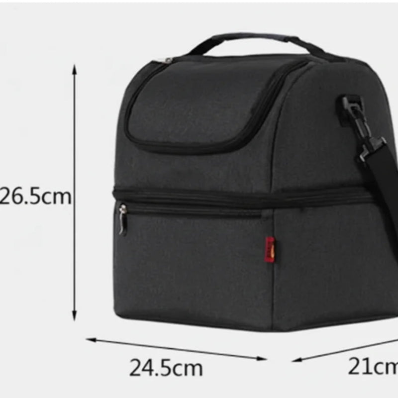 cm du sac isotherme repas noir