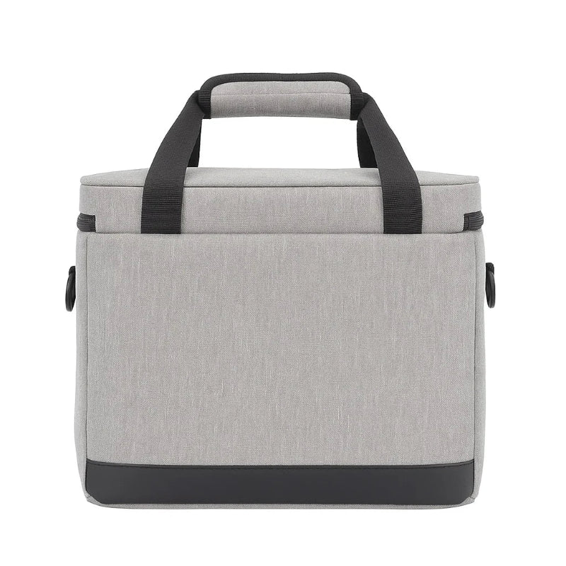 Sac isotherme 13l gris poser de dos