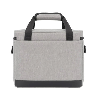 Sac isotherme 13l gris poser de dos
