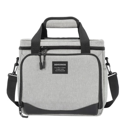 Sac isotherme gris 13l poser de face